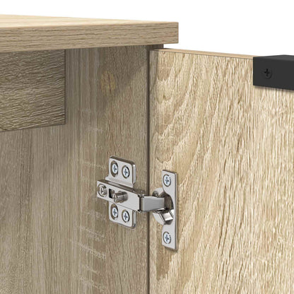 vidaXL Bathroom Cabinet Sonoma Oak 64.5 x 33.5 x 59 cm Engineered Wood
