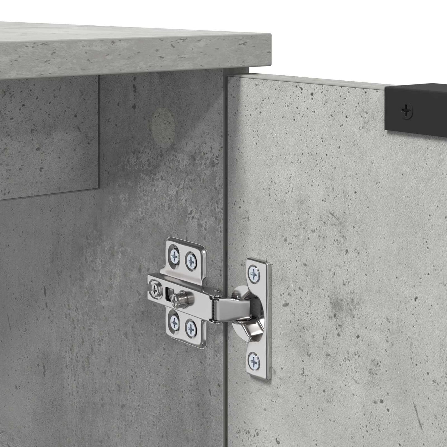 vidaXL Bathroom Cabinet Concrete Grey 64.5 x 33.5 x 59 cm
