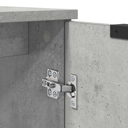 vidaXL Bathroom Cabinet Concrete Grey 64.5 x 33.5 x 59 cm