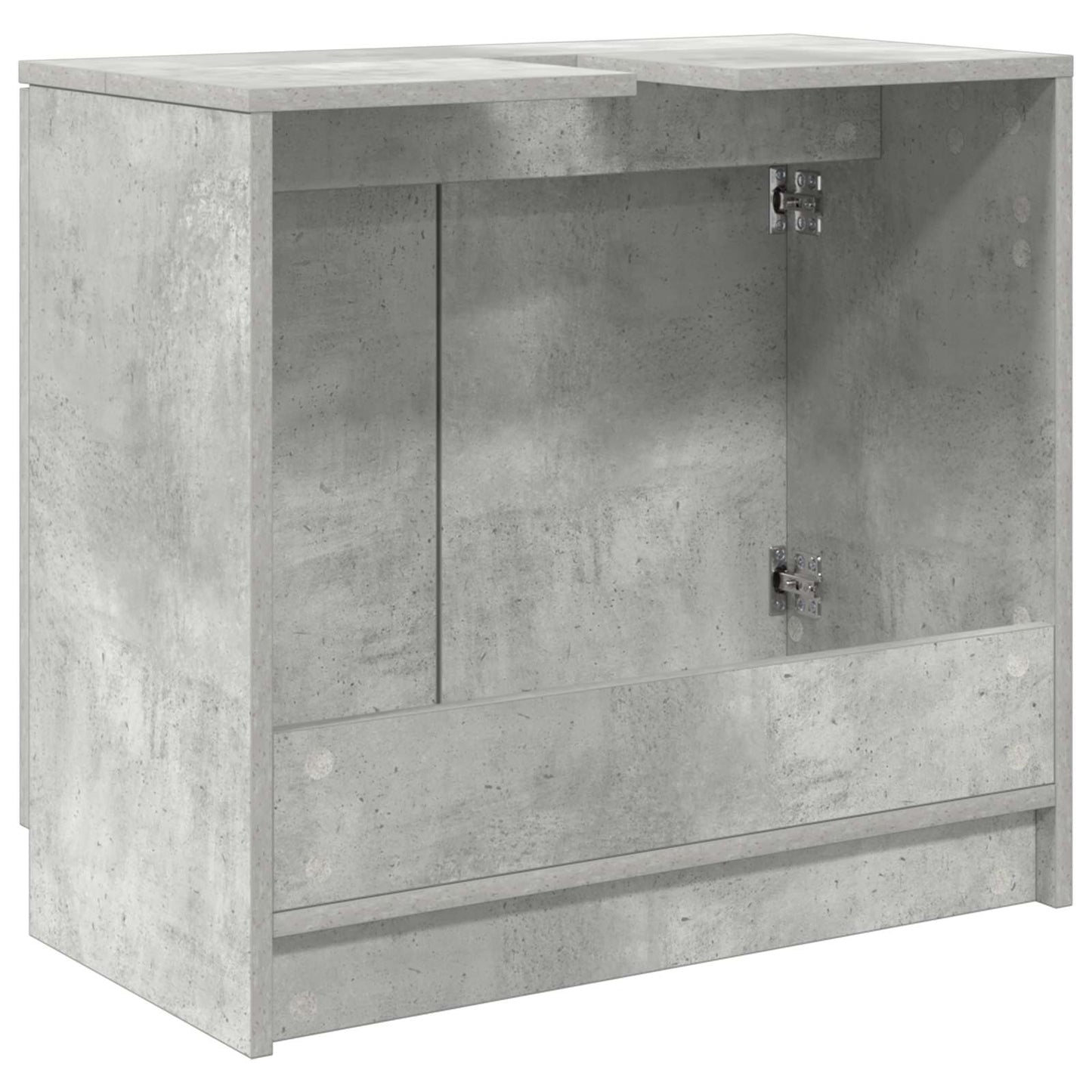 vidaXL Bathroom Cabinet Concrete Grey 64.5 x 33.5 x 59 cm