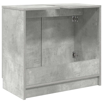 vidaXL Bathroom Cabinet Concrete Grey 64.5 x 33.5 x 59 cm