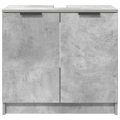 vidaXL Bathroom Cabinet Concrete Grey 64.5 x 33.5 x 59 cm