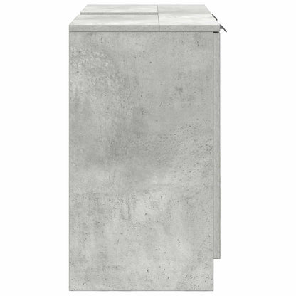 vidaXL Bathroom Cabinet Concrete Grey 64.5 x 33.5 x 59 cm