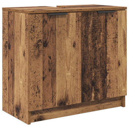 vidaXL Bathroom Cabinet Old Wood 64.5 x 33.5 x 59 cm Engineered Wood