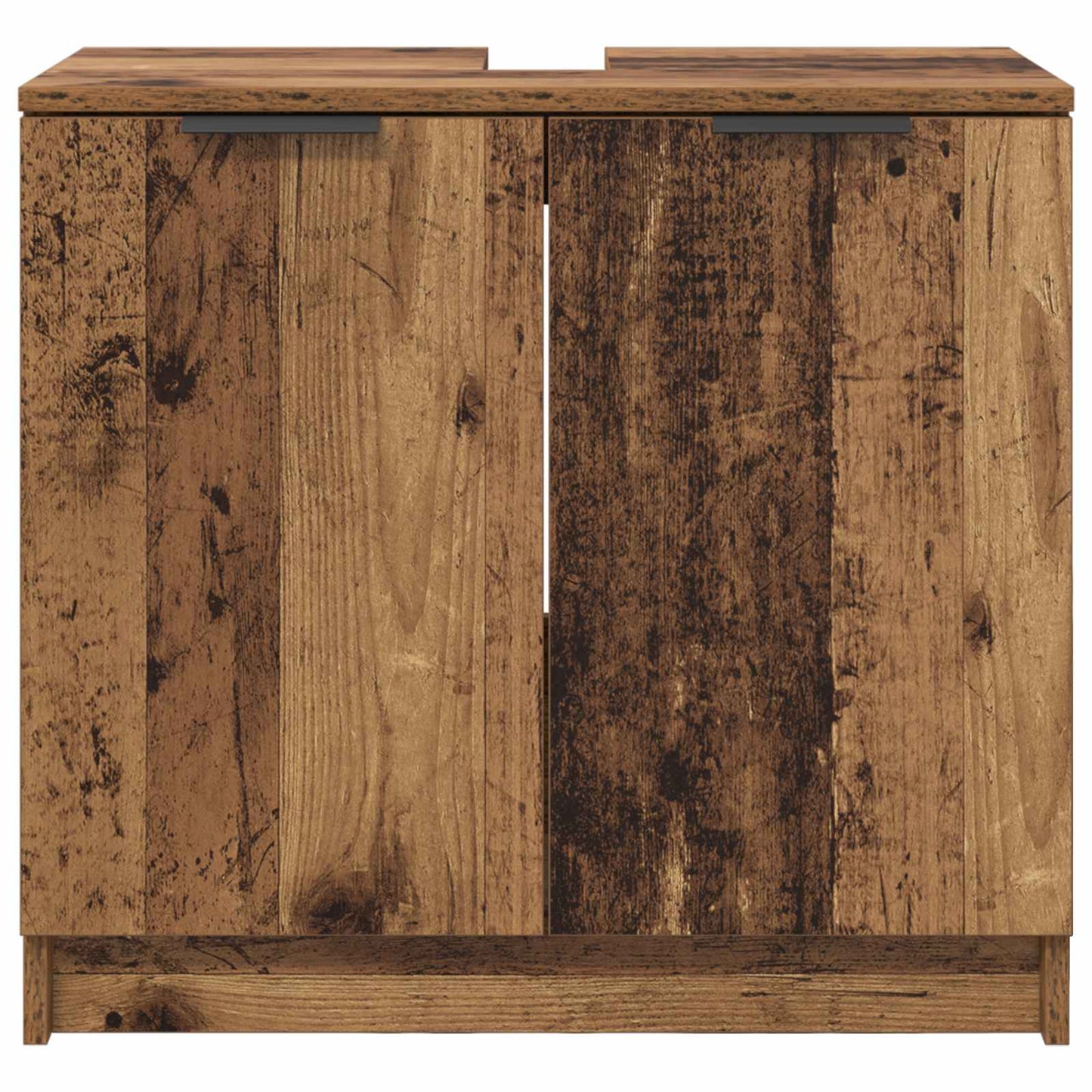 vidaXL Bathroom Cabinet Old Wood 64.5 x 33.5 x 59 cm Engineered Wood