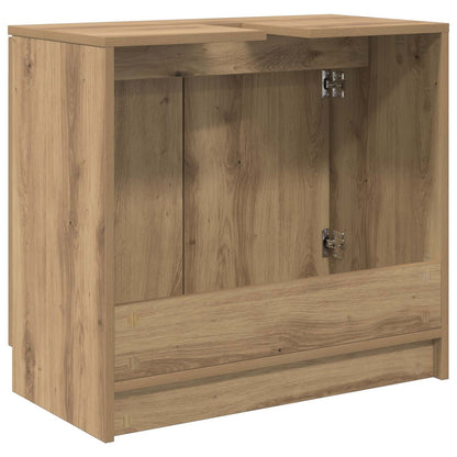 vidaXL Bathroom Cabinet Artisan Oak 64.5 x 33.5 x 59 cm