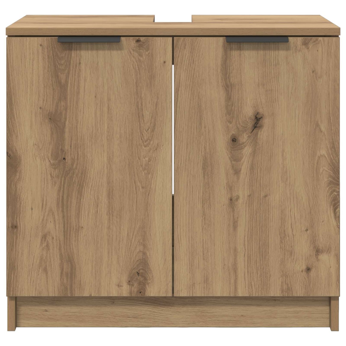 vidaXL Bathroom Cabinet Artisan Oak 64.5 x 33.5 x 59 cm