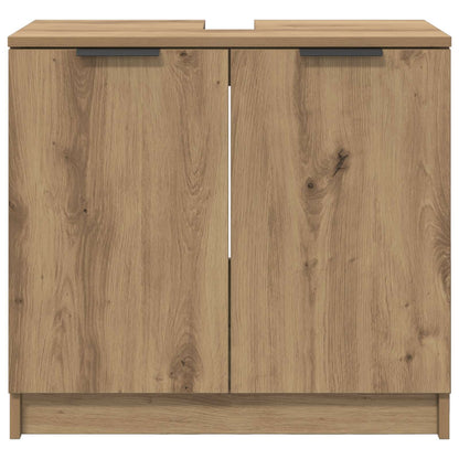 vidaXL Bathroom Cabinet Artisan Oak 64.5 x 33.5 x 59 cm