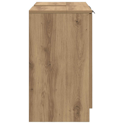 vidaXL Bathroom Cabinet Artisan Oak 64.5 x 33.5 x 59 cm