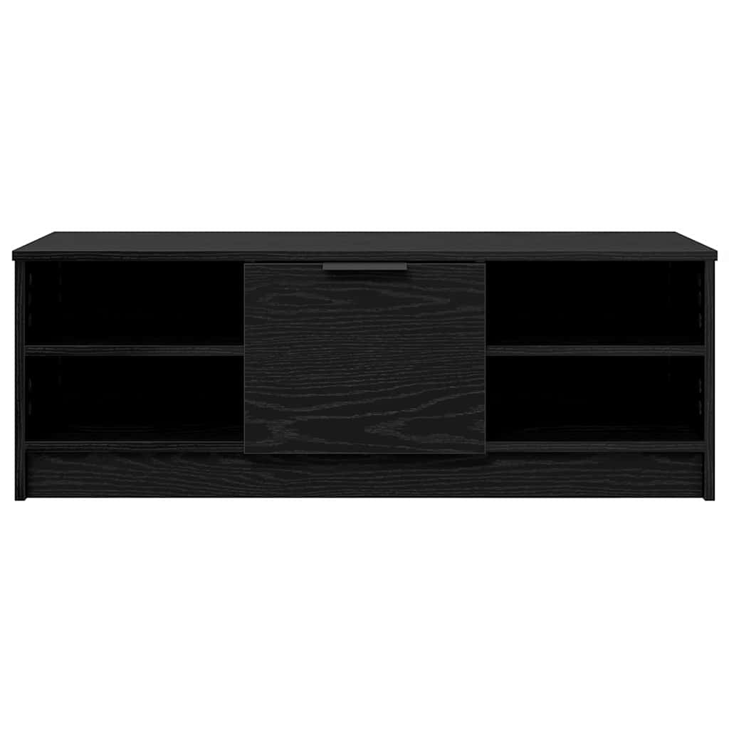 vidaXL TV Cabinet Black Oak 102 x 35 x 36.5 cm Engineered Wood