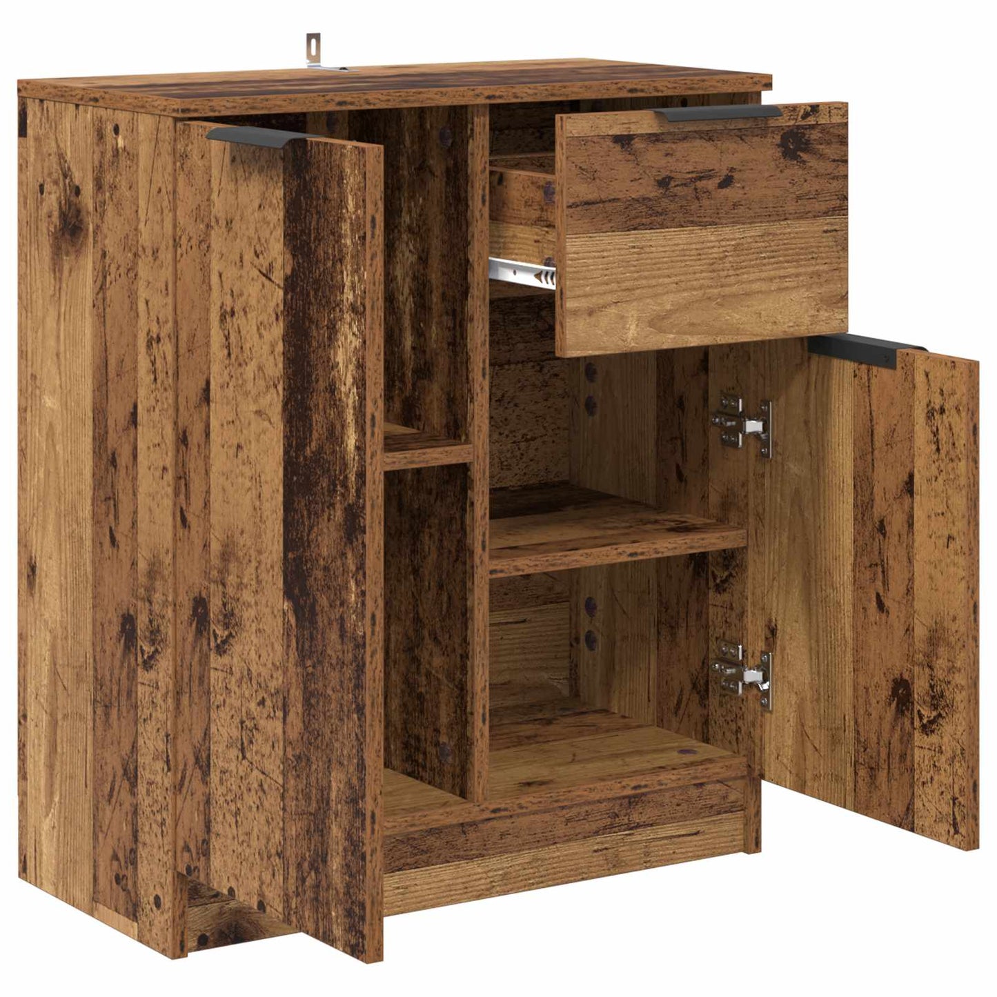 vidaXL Sideboard with Drawer Old Wood 60 x 30 x 70 cm Engineered Wood