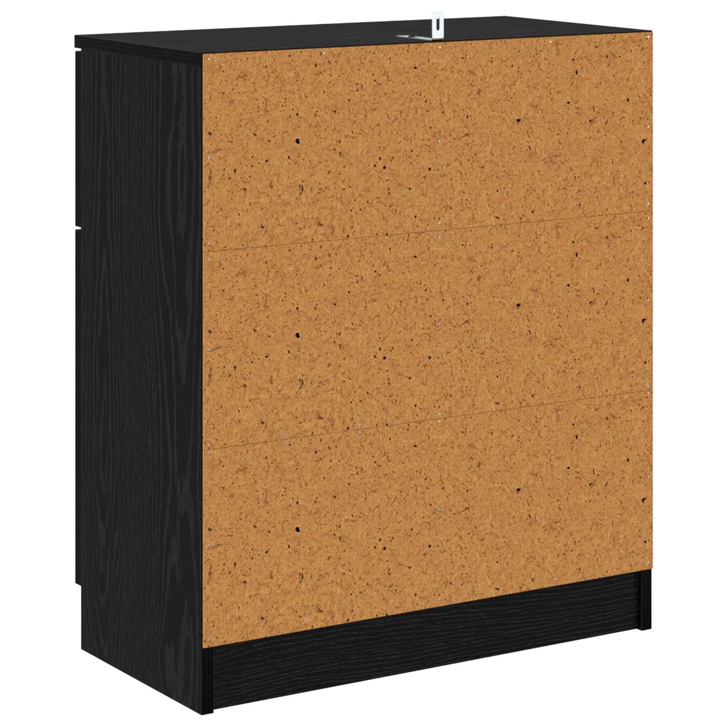 vidaXL Sideboard Black Oak 60 x 30 x 70 cm Engineered Wood