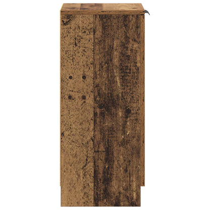 vidaXL Sideboard Old Wood 30 x 30 x 70 cm Engineered Wood