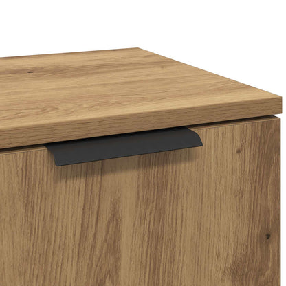 vidaXL Sideboard Artisan Oak 30 x 30 x 70 cm Engineered Wood