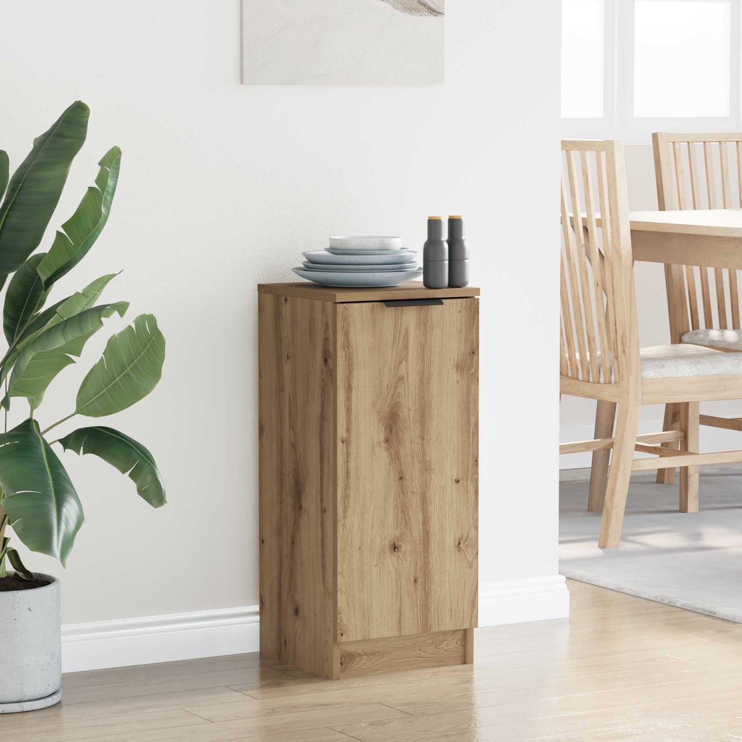 vidaXL Sideboard Artisan Oak 30 x 30 x 70 cm Engineered Wood