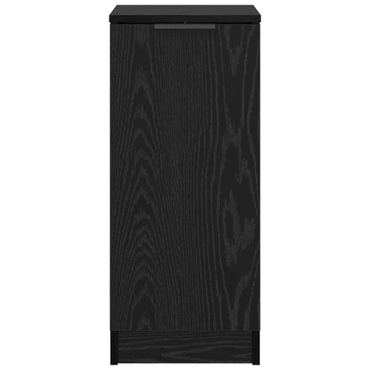vidaXL Sideboard Black Oak 30 x 30 x 70 cm Engineered Wood