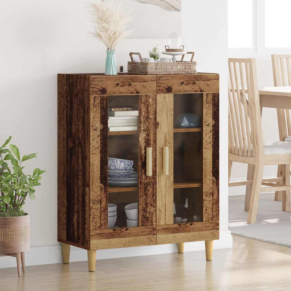 vidaXL Sideboard Old Wood 69.5 x 34 x 90 cm Engineered Wood