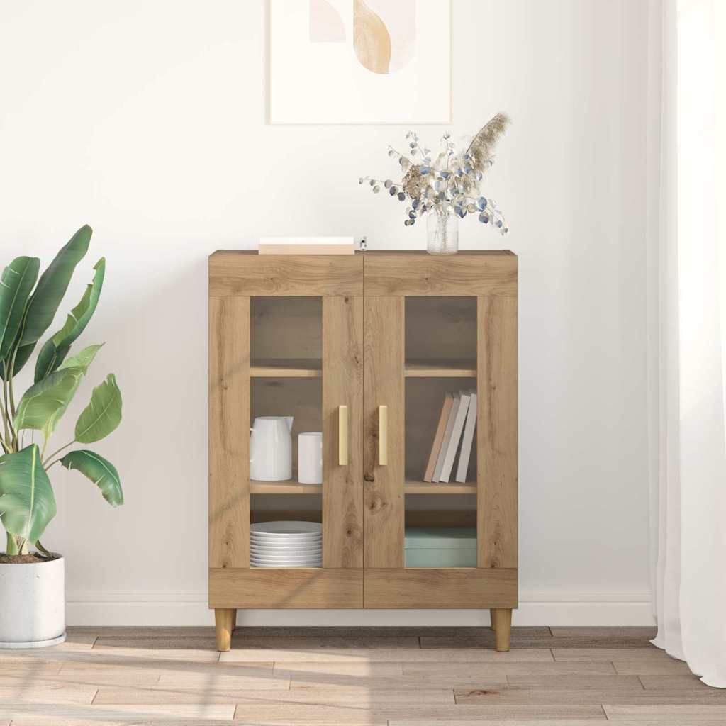 vidaXL Sideboard Artisan Oak 69.5 x 34 x 90 cm Engineered Wood