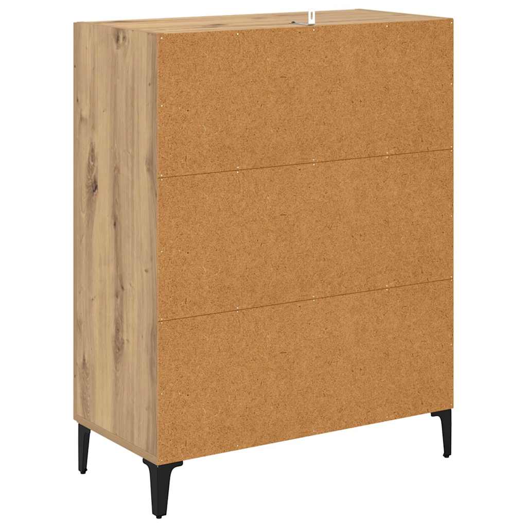 vidaXL Sideboard Artisan Oak 69.5 x 34 x 90 cm