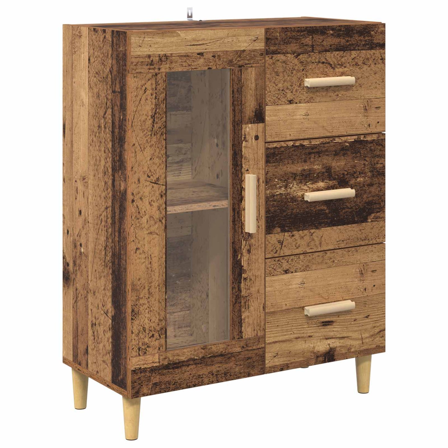 vidaXL Sideboard Old Wood 69.5 x 34 x 90 cm Engineered Wood