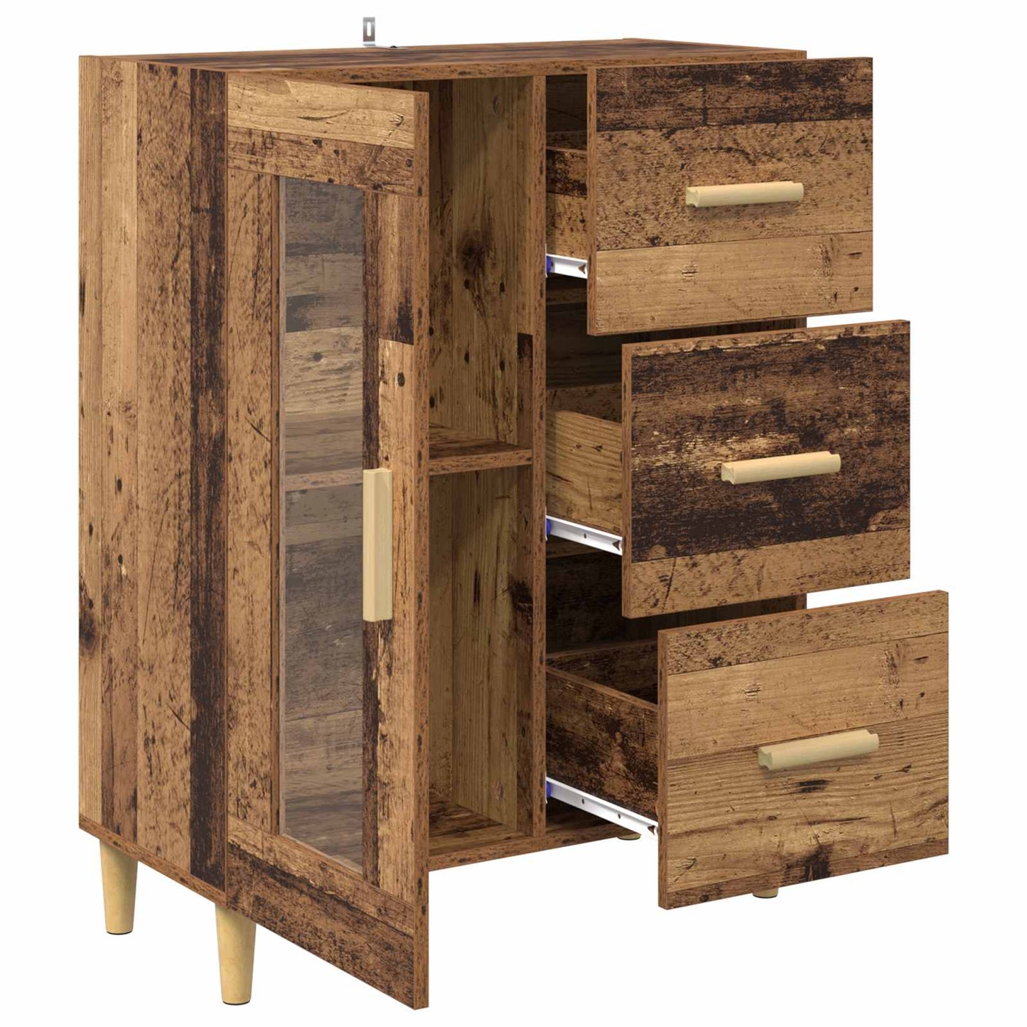 vidaXL Sideboard Old Wood 69.5 x 34 x 90 cm Engineered Wood