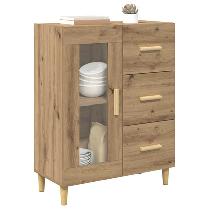 vidaXL Sideboard Artisan Oak 69.5 x 34 x 90 cm Engineered Wood