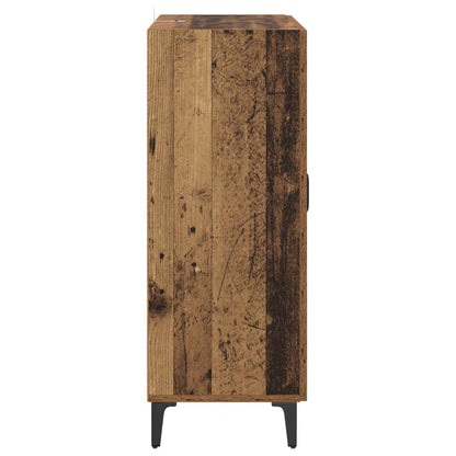 vidaXL Sideboard Old Wood 69.5 x 34 x 90 cm Engineered Wood and Iron