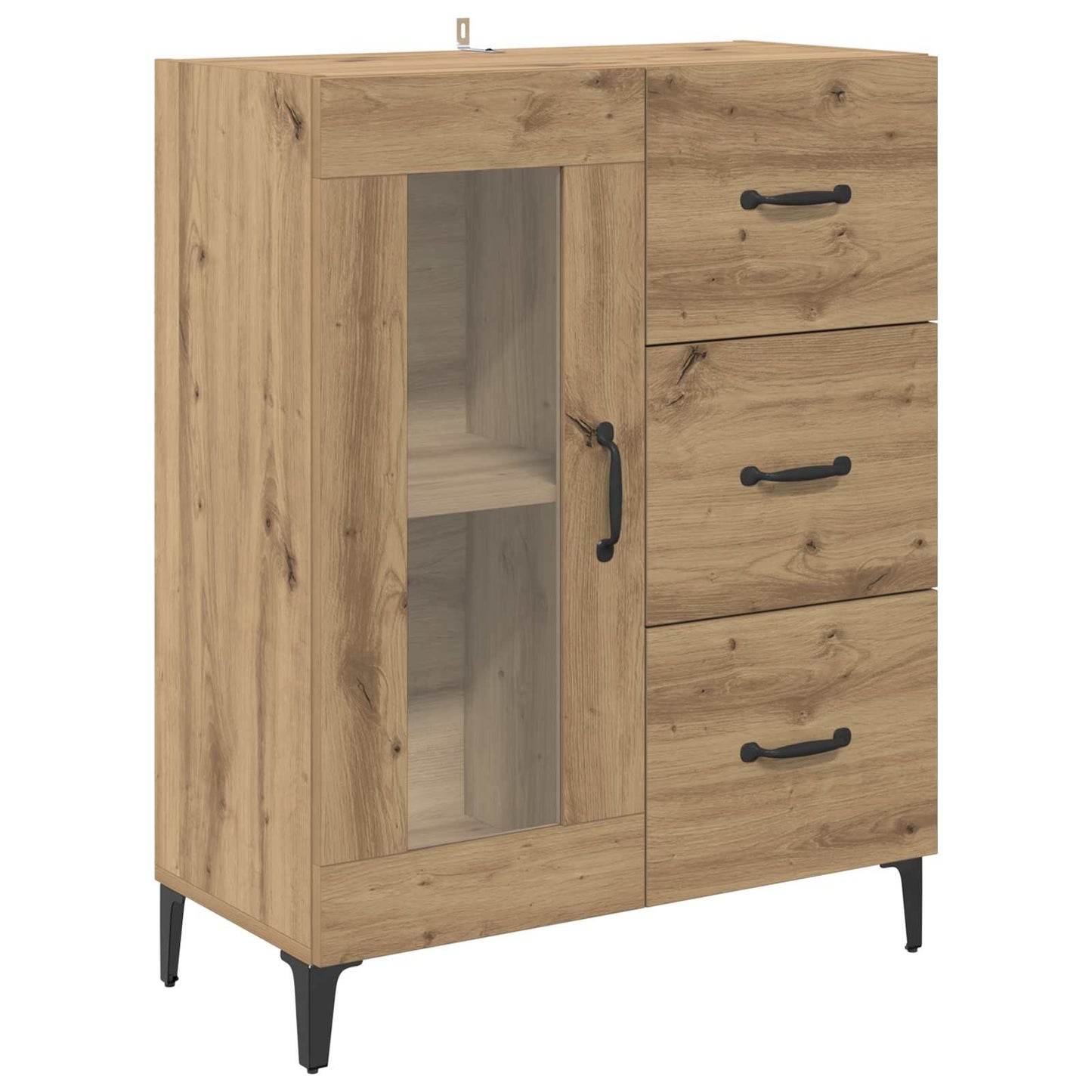 vidaXL Sideboard Artisan Oak 69.5 x 34 x 90 cm