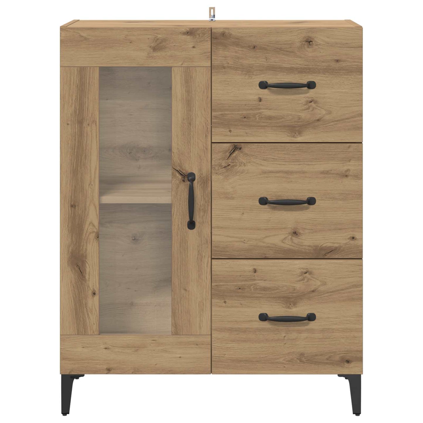 vidaXL Sideboard Artisan Oak 69.5 x 34 x 90 cm