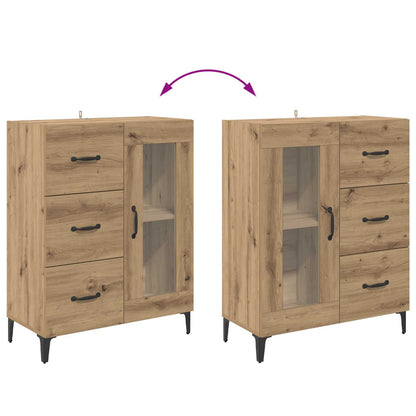 vidaXL Sideboard Artisan Oak 69.5 x 34 x 90 cm