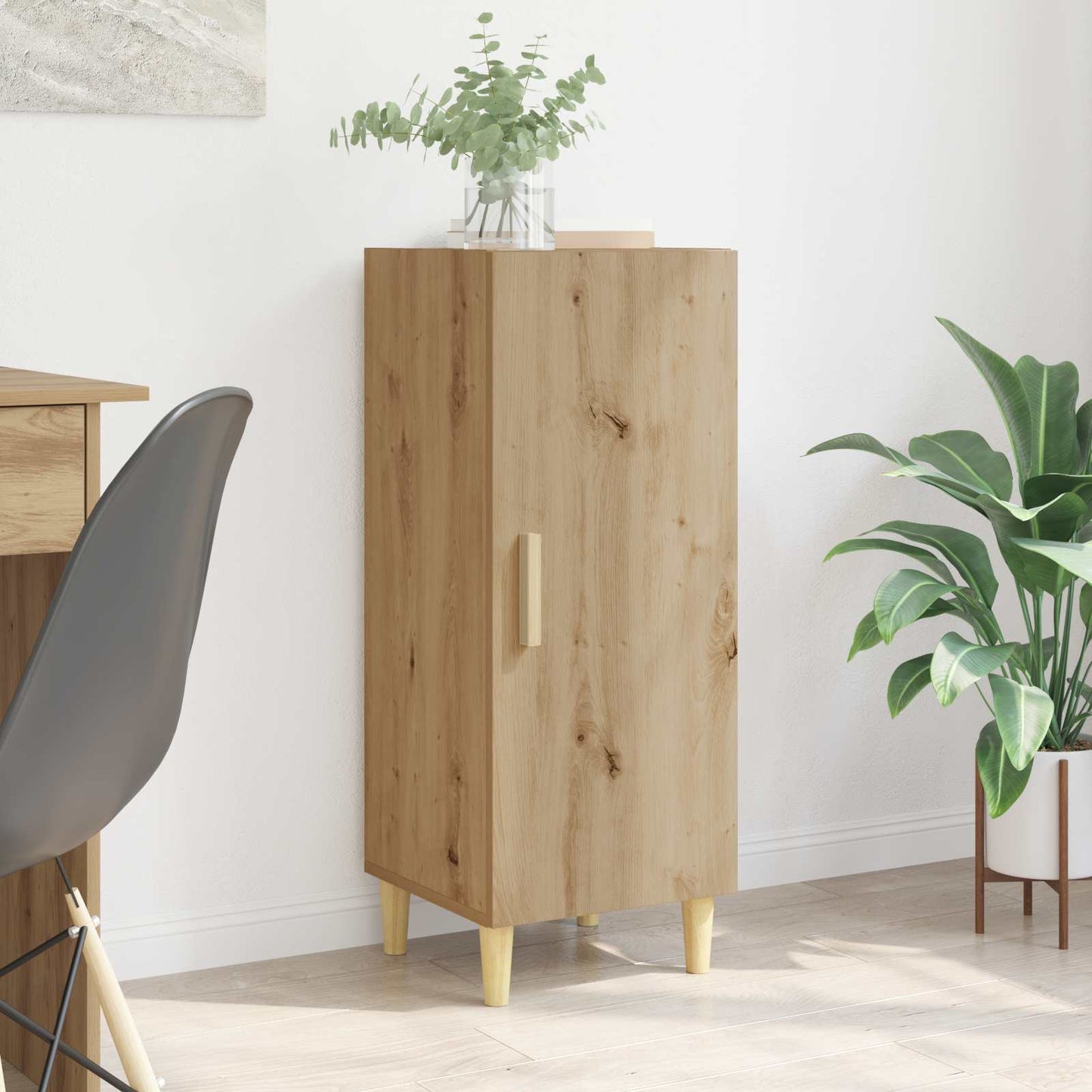 vidaXL Sideboard Artisan Oak 34.5 x 34 x 90 cm Engineered Wood