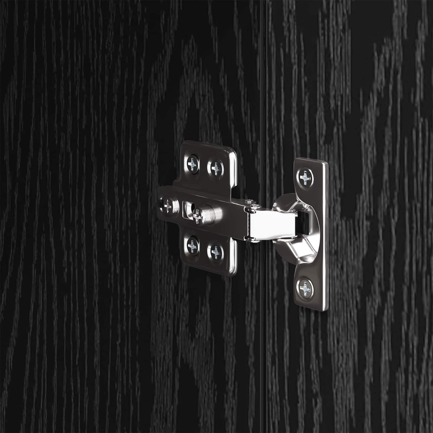 vidaXL Sideboard Black Oak 34.5 x 34 x 90 cm Engineered Wood
