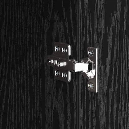 vidaXL Sideboard Black Oak 34.5 x 34 x 90 cm Engineered Wood