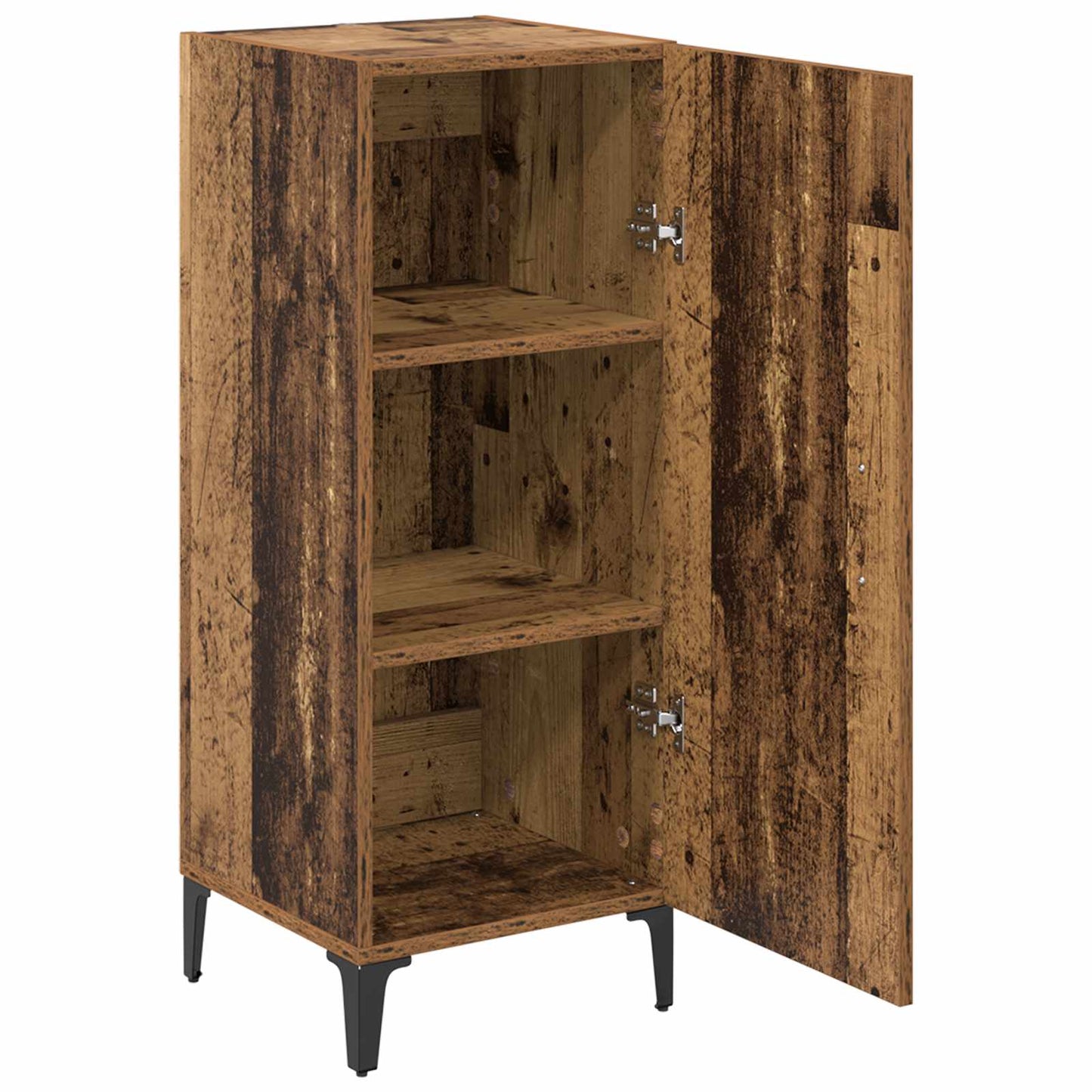 vidaXL Sideboard Old Wood 34.5 x 34 x 90 cm Engineered Wood