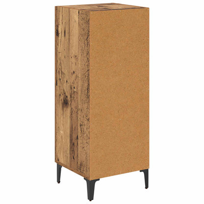 vidaXL Sideboard Old Wood 34.5 x 34 x 90 cm Engineered Wood
