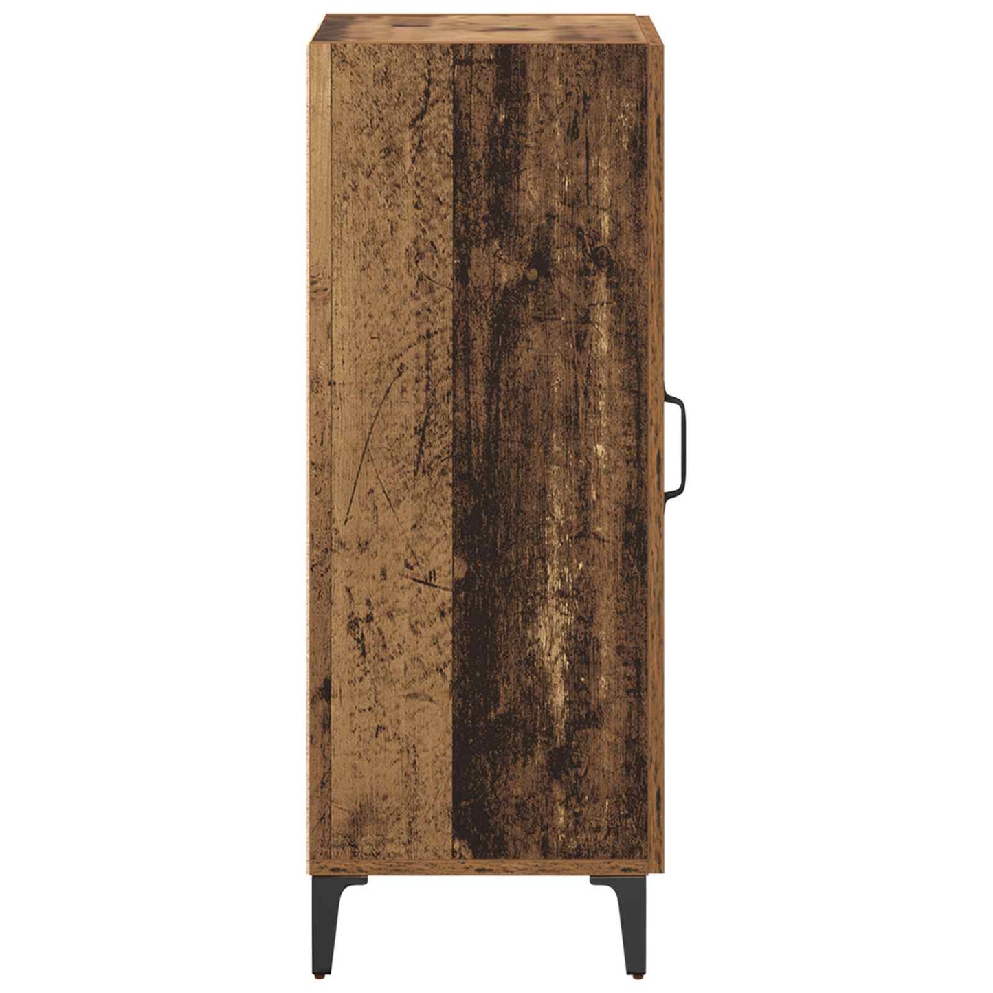 vidaXL Sideboard Old Wood 34.5 x 34 x 90 cm Engineered Wood