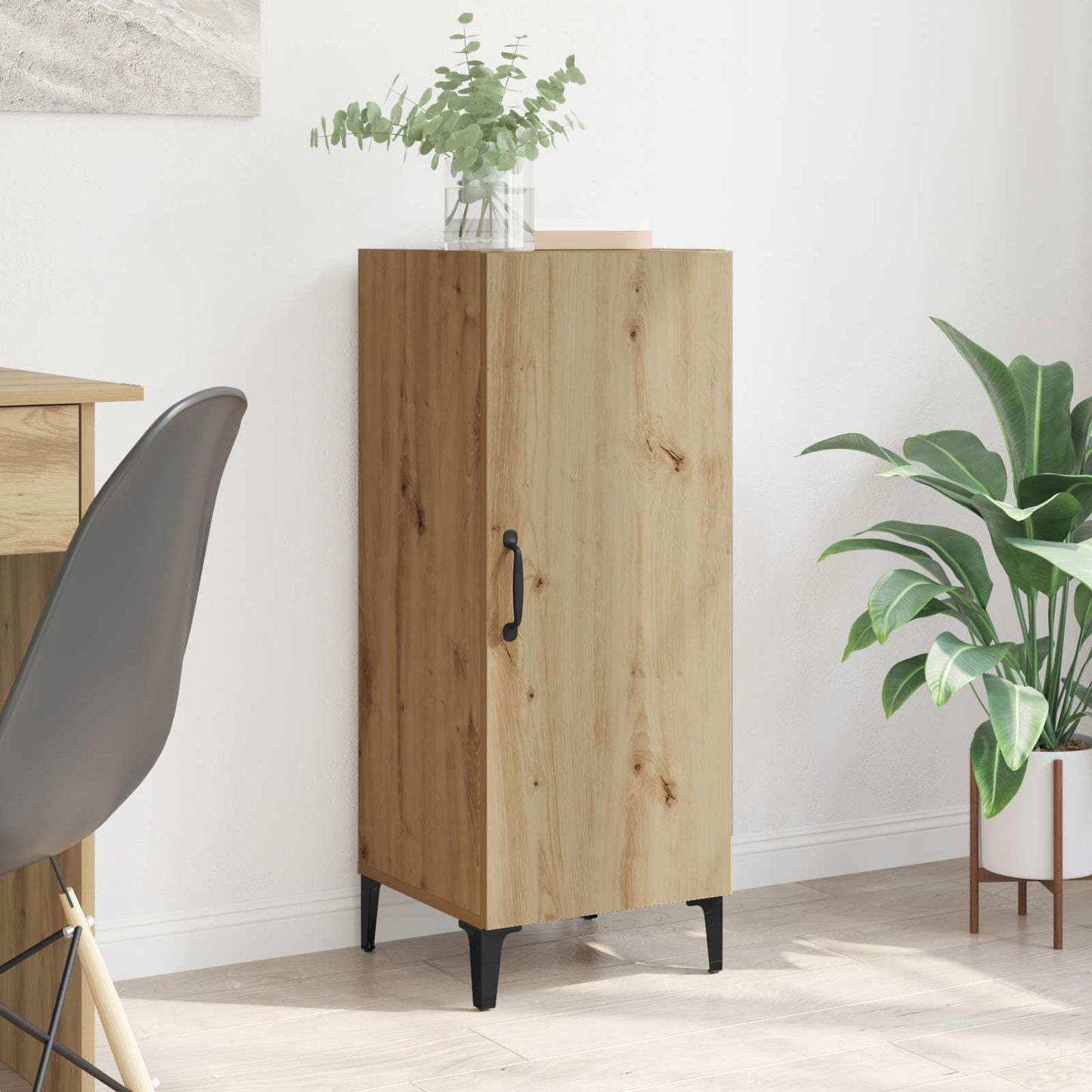 vidaXL Sideboard Artisan Oak 34.5 x 34 x 90 cm Engineered Wood