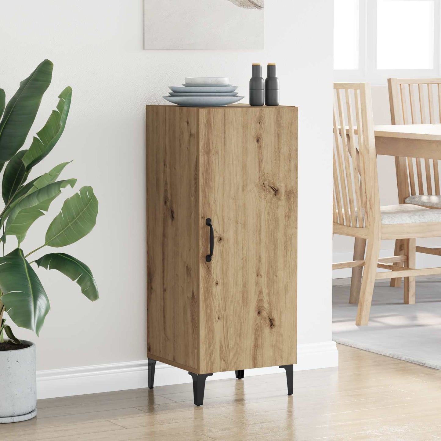 vidaXL Sideboard Artisan Oak 34.5 x 34 x 90 cm Engineered Wood