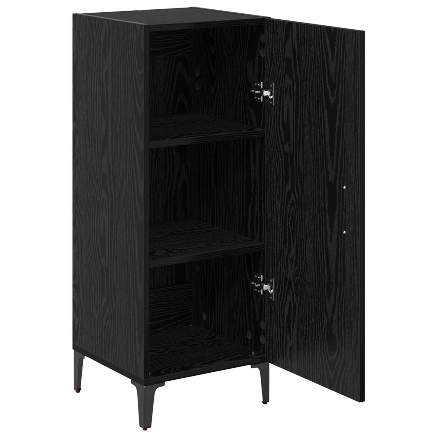 vidaXL Sideboard Black Oak 34.5 x 34 x 90 cm Engineered Wood