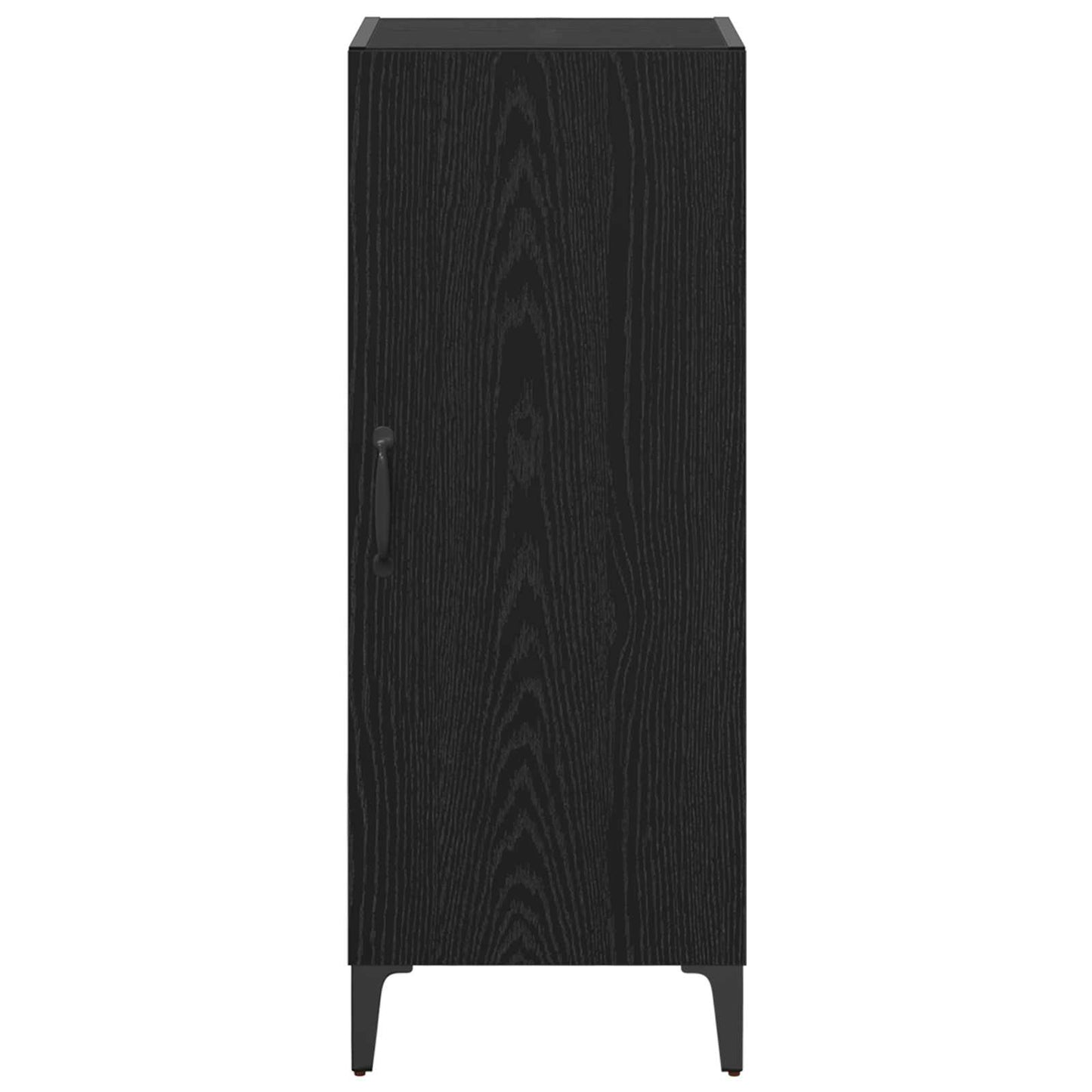 vidaXL Sideboard Black Oak 34.5 x 34 x 90 cm Engineered Wood