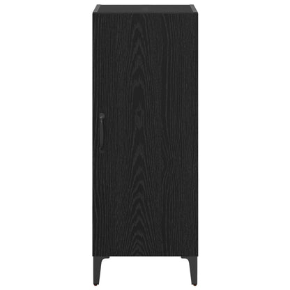 vidaXL Sideboard Black Oak 34.5 x 34 x 90 cm Engineered Wood