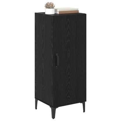 vidaXL Sideboard Black Oak 34.5 x 34 x 90 cm Engineered Wood