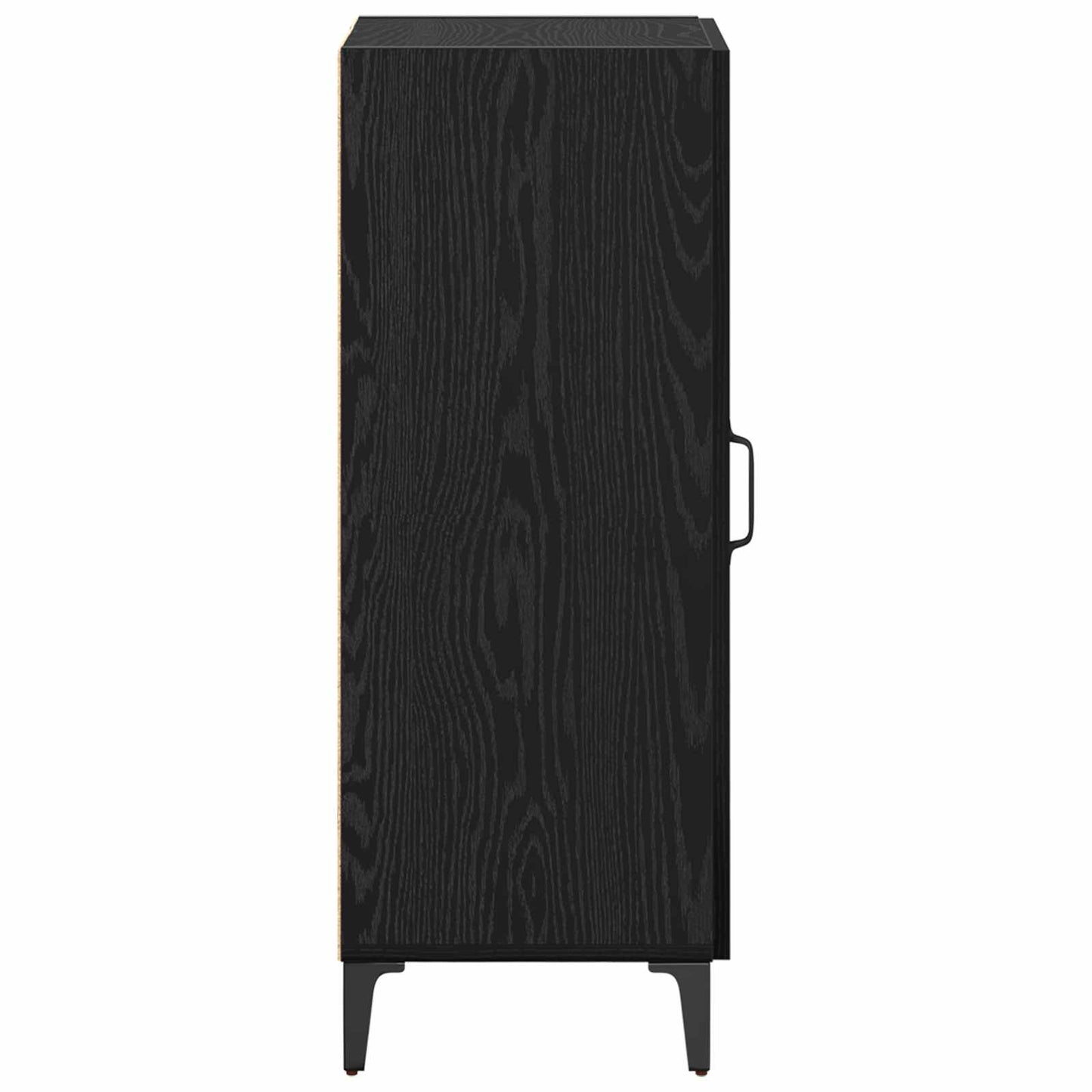 vidaXL Sideboard Black Oak 34.5 x 34 x 90 cm Engineered Wood
