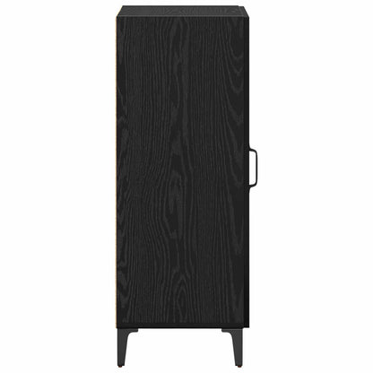 vidaXL Sideboard Black Oak 34.5 x 34 x 90 cm Engineered Wood