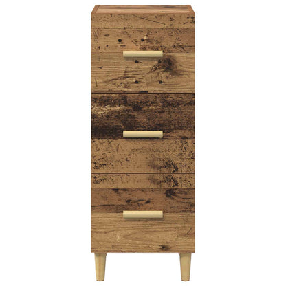 vidaXL Sideboard Old wood 34.5 x 34 x 90 cm Engineered wood