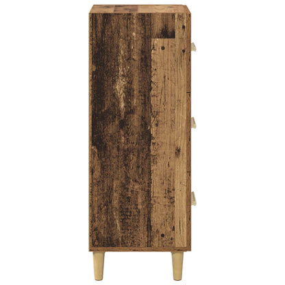 vidaXL Sideboard Old wood 34.5 x 34 x 90 cm Engineered wood