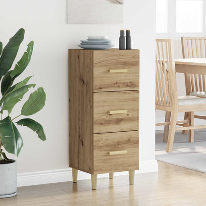 vidaXL Sideboard Artisan oak 34.5 x 34 x 90 cm Engineered Wood