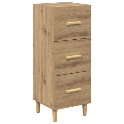 vidaXL Sideboard Artisan oak 34.5 x 34 x 90 cm Engineered Wood