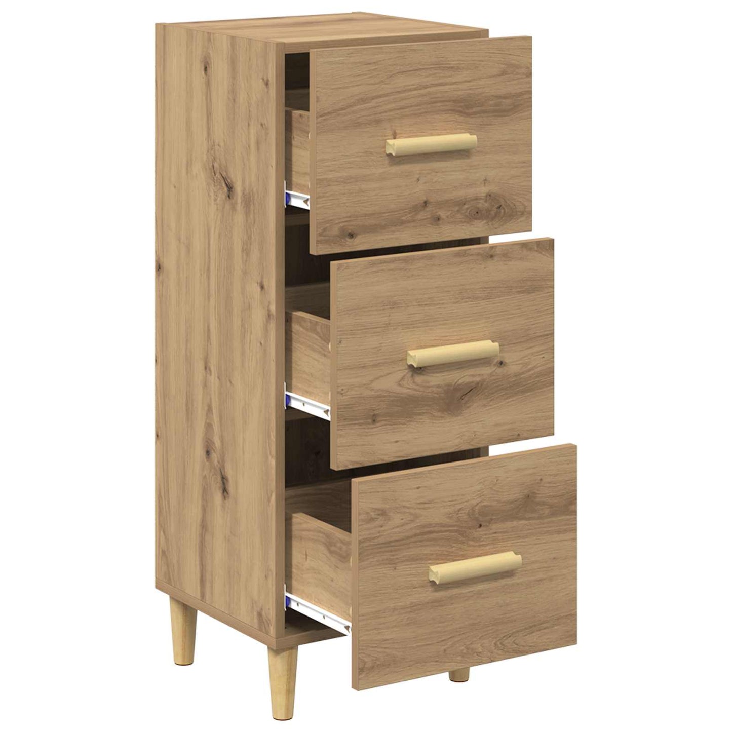 vidaXL Sideboard Artisan oak 34.5 x 34 x 90 cm Engineered Wood