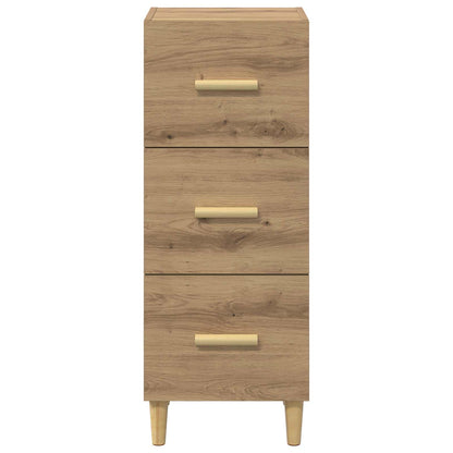 vidaXL Sideboard Artisan oak 34.5 x 34 x 90 cm Engineered Wood